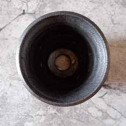 4.5号鉄砂黒裂紋鉢305　塊根植物　多肉植物　アガベ　盆栽　植木鉢　作家鉢　鉢皿　沖縄 5枚目の画像