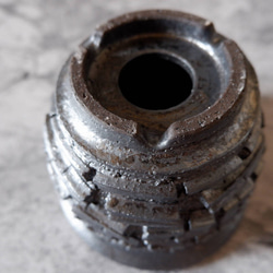 4.5号鉄砂黒裂紋鉢305　塊根植物　多肉植物　アガベ　盆栽　植木鉢　作家鉢　鉢皿　沖縄 6枚目の画像