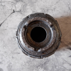 4.5号鉄砂黒裂紋鉢306　塊根植物　多肉植物　アガベ　盆栽　植木鉢　作家鉢　鉢皿　沖縄 7枚目の画像