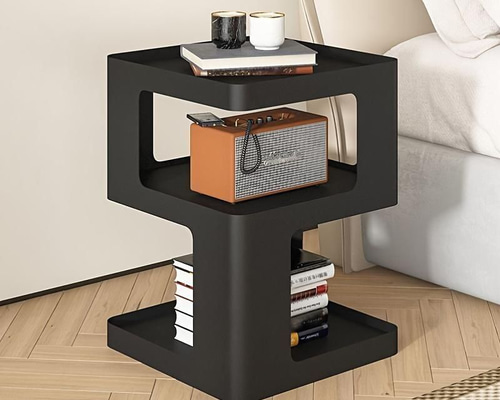 サイドテーブル テーブル S字ラック ナイトテーブル 耐水 オープン