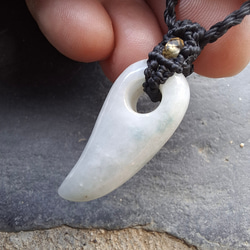 ガネッシュヒマール産】ヒマラヤ水晶の天然石マクラメペンダント[PEN