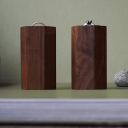 木製 リングディスプレイ リングスタンド 指輪置き 5枚目の画像