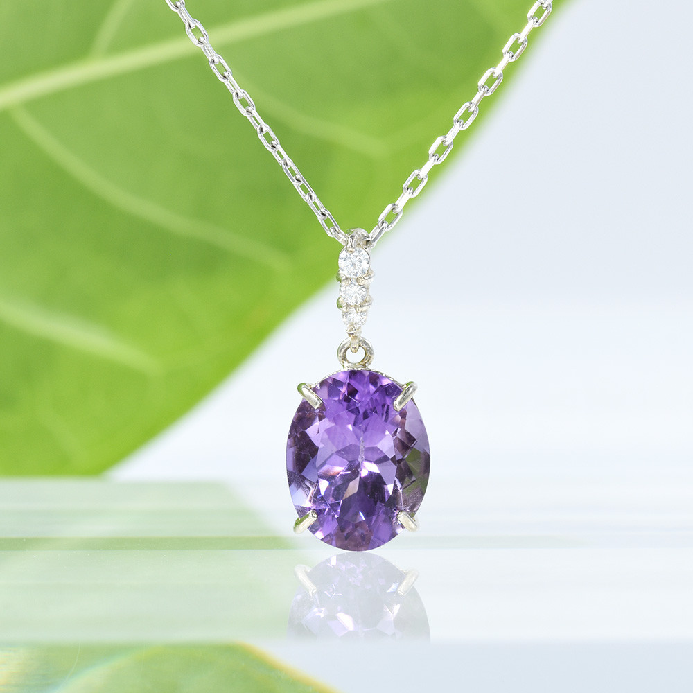 アメシスト ペンダントトップ  SV925 シルバー CK016CIBSN