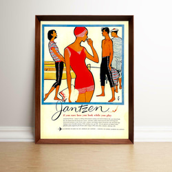 ルネ・グリュオー 1960年代 フランス 雑誌 ヴィンテージ 広告 額付