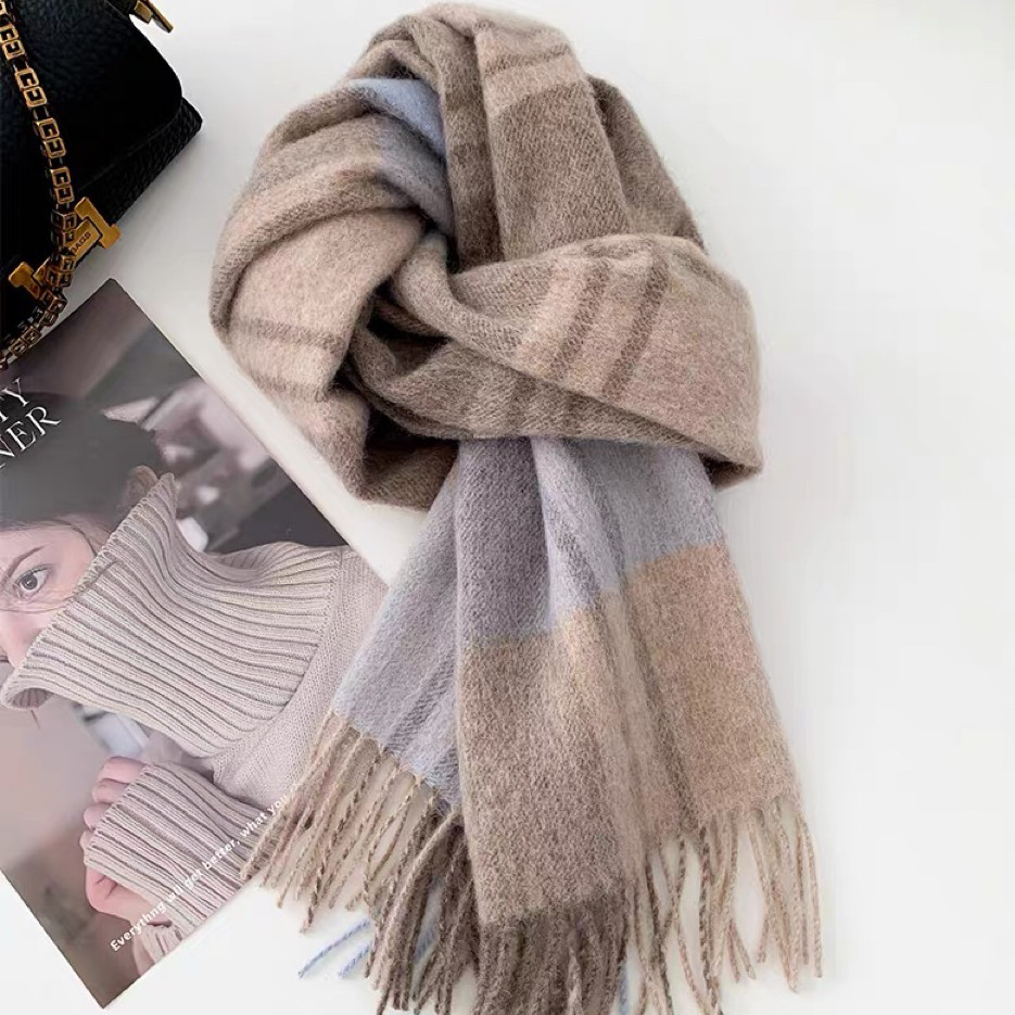 防寒マフラー、男女兼用、ペアルック、プレゼント