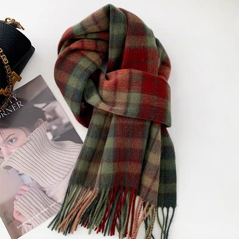 防寒マフラー、男女兼用、ペアルック、プレゼント