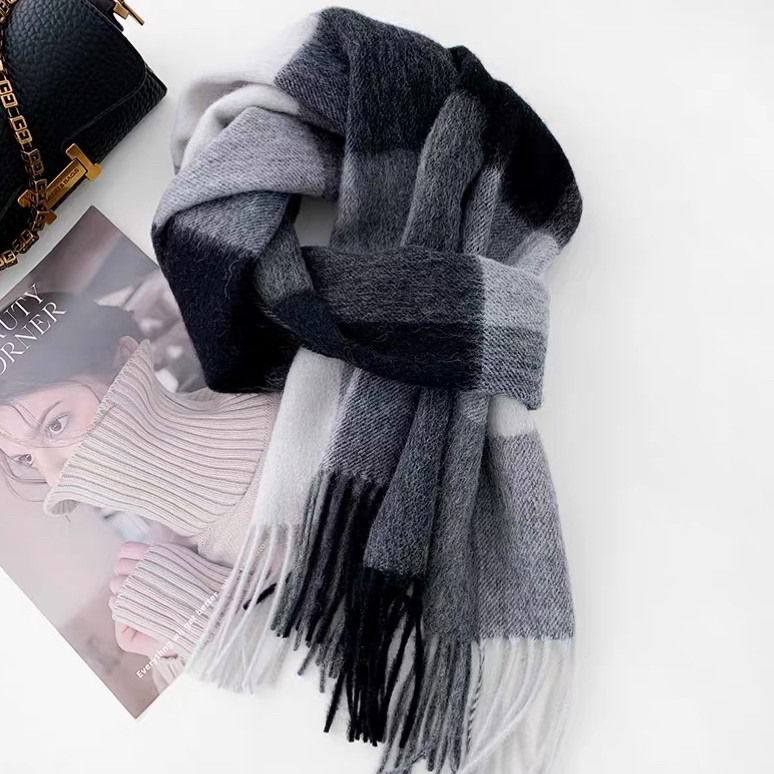 防寒マフラー、男女兼用、ペアルック、プレゼント