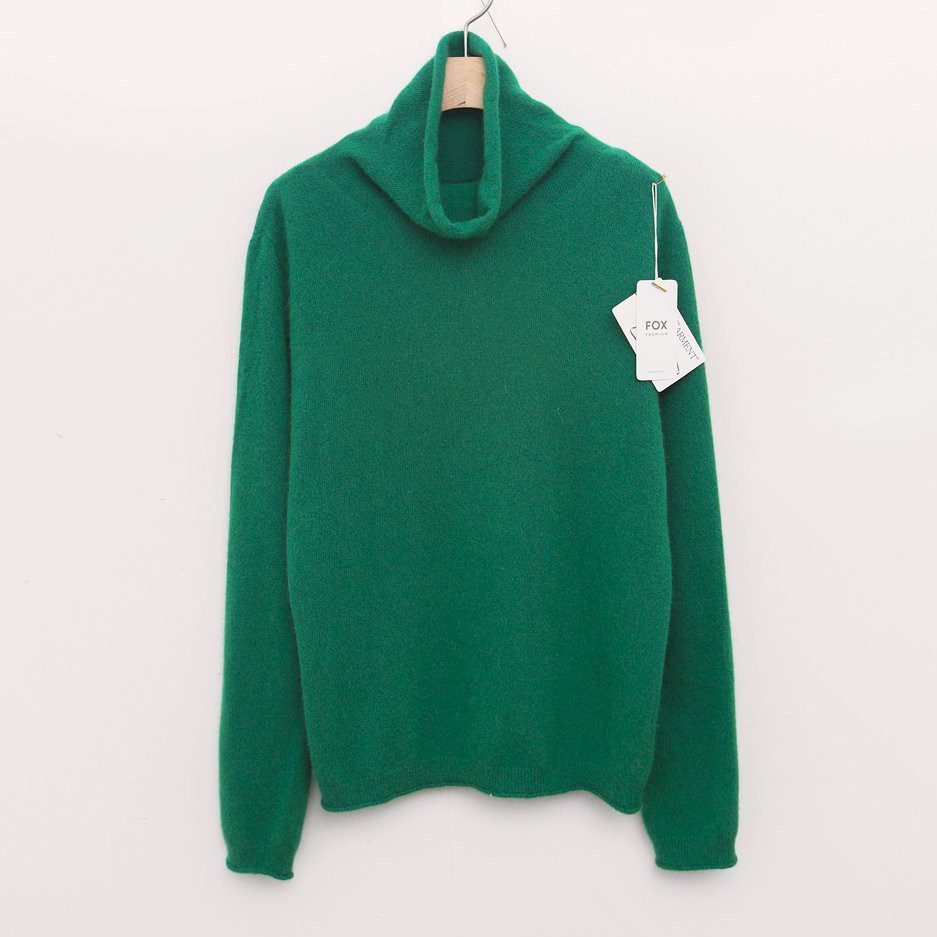 ラクーンウール 可愛いロールネック レディース トップス 秋冬 新作/T132H006