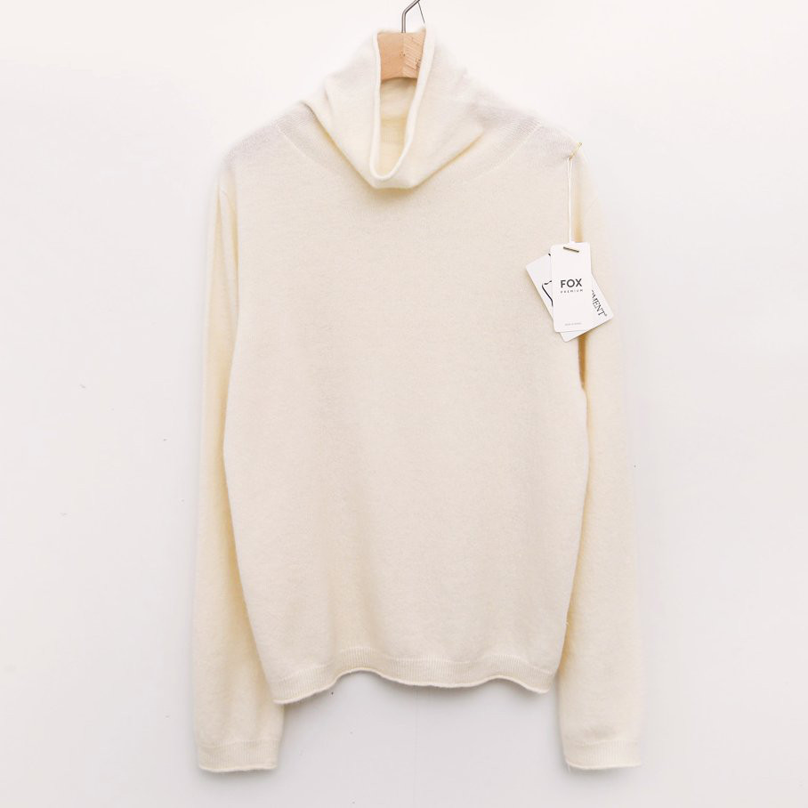 ラクーンウール 可愛いロールネック レディース トップス 秋冬 新作/T132H006