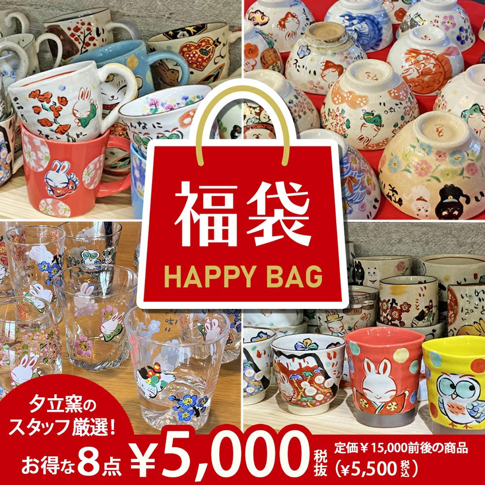 【送料無料 特価】限定品 日用食器ペアセット福袋 （和）YF017