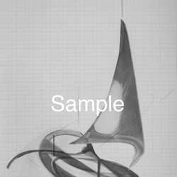 オリジナルポストカード/モノクローム、コラッジュアート 7セット 写真