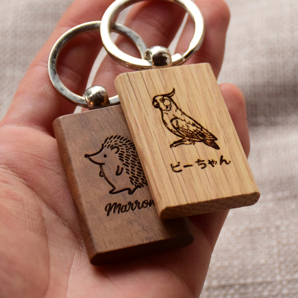 動物 ペット うちの子ナンバープレート キーホルダー 3枚目の画像