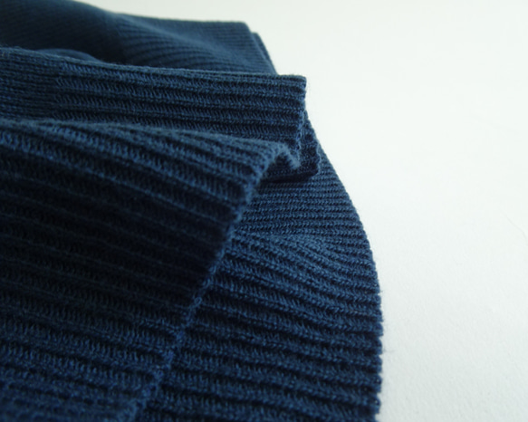 翻領針織衫（鐵海軍藍） 第7張的照片
