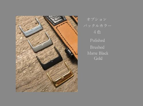 ヌバック レザー　ベージュ｜クラシック ステッチ 時計ベルト｜サイズ 糸色 カスタマイズ対応｜受注制作