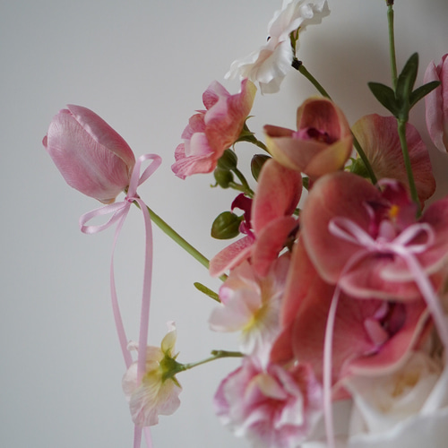 アーティフィシャルフラワーブーケ ウェディングブーケ クラッチブーケ