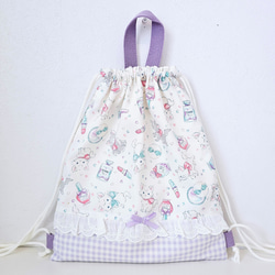 送料無料☆移動ポケット クリップ付き☆ハンドメイド 恐竜柄 雑貨