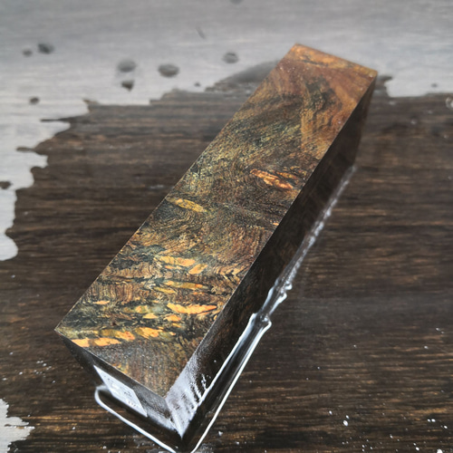 スタビライズドウッド　バール材　瘤材B4572 スタビライズドウッド バール材 瘤材B4572