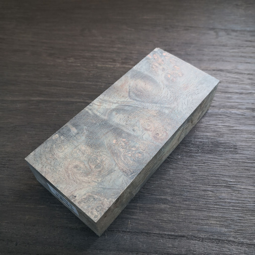 スタビライズドウッド黒/花梨/瘤杢/ハンドル材 【S-HND11】 木材・板