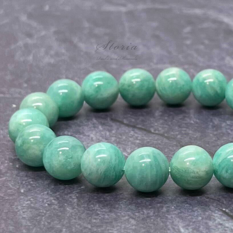 10mm モザンビーク産 アマゾナイト ブレスレット 5,746円