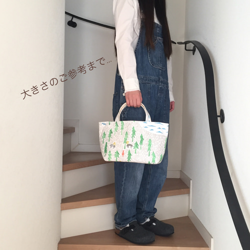 ⚮̈横長トートバッグminaperhonen one day white トートバッグ ももゑ