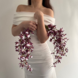 胡蝶蘭バレリーナブーケ♪ウェディングブーケ ブートニア付き ブーケ