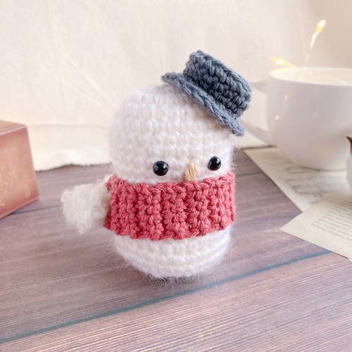 ほっこり手編みのサンタくまさんあみぐるみ あみぐるみ Kuma＊Pace