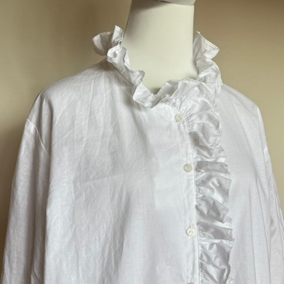 コットンフリルシャツ注製作