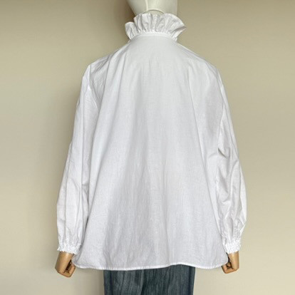 コットンフリルシャツ注製作