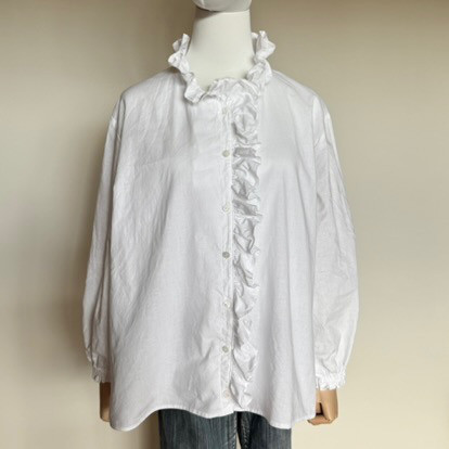 コットンフリルシャツ注製作