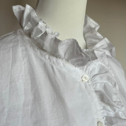 コットンフリルシャツ注製作