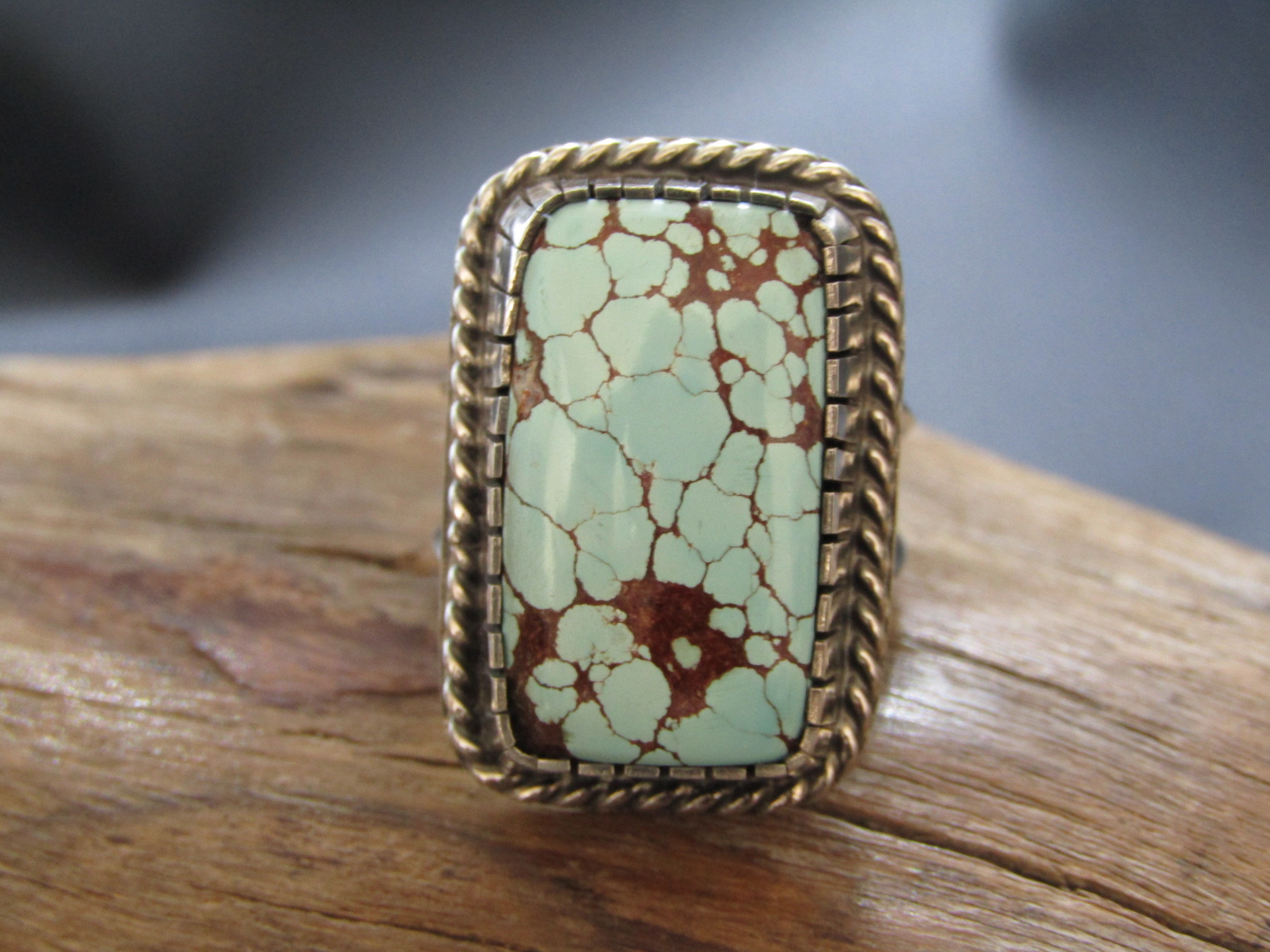 19号　　ナチュラル　ナンバーエイト　ターコイズ　シルバー950