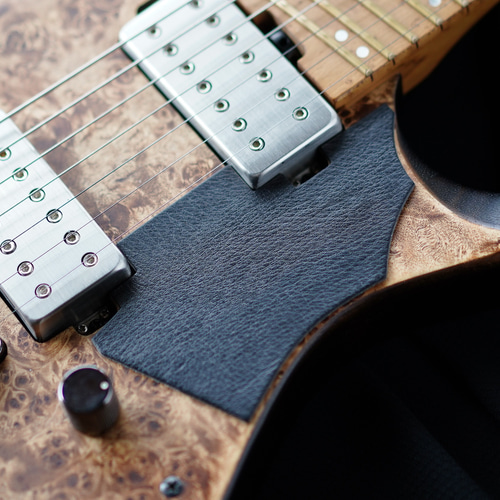 Ibanez Q レザー ピックガード Q52 QX52 QX527 ヘッドレスギター