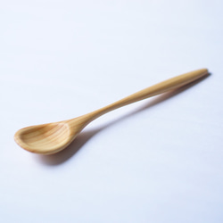 木製甜點湯匙（檜木）A002-1 第4張的照片