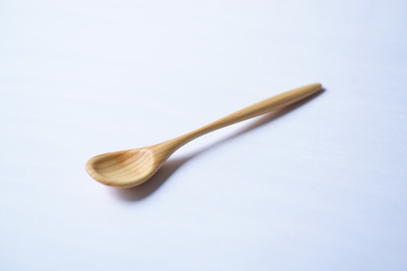 木製甜點湯匙（檜木）A002-1 第4張的照片
