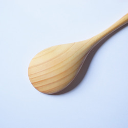 木製甜點湯匙（檜木）A002-1 第6張的照片
