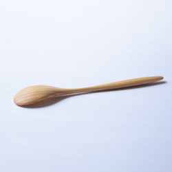 木製甜點湯匙（檜木）A002-1 第3張的照片