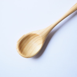 木製甜點湯匙（檜木）A002-1 第7張的照片