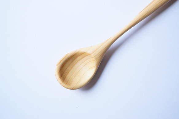 木製甜點湯匙（檜木）A002-1 第7張的照片