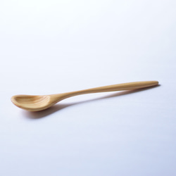 木製甜點湯匙（檜木）A002-1 第2張的照片