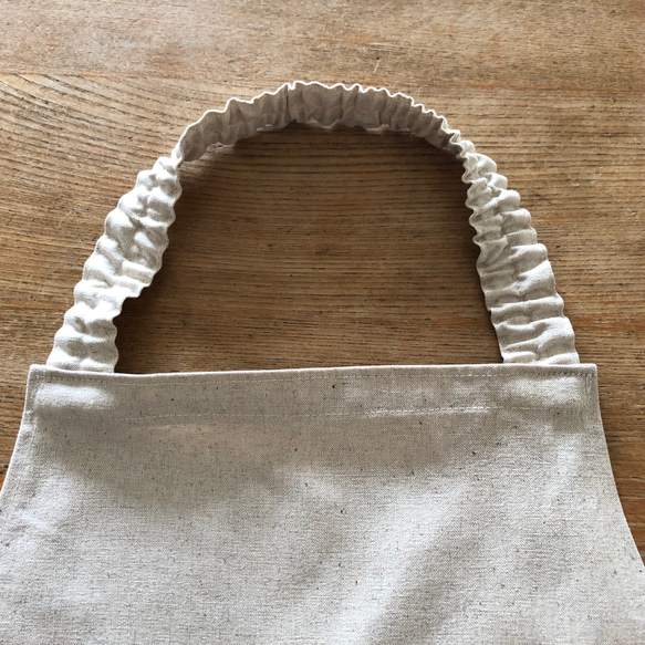 キッズエプロン　子どもエプロン　1人で着れる　130 ストライプ　男の子エプロン　エプロン子供　女の子エプロン 2枚目の画像