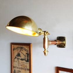 ちゃむ❣️ヴィンテージ ランプ ライト アンティーク ガラス 真鍮