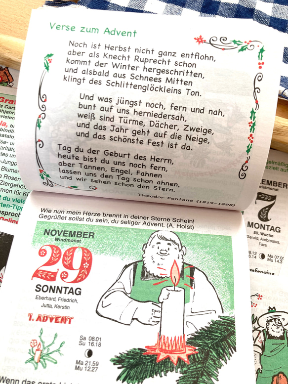 【ドイツ 日めくりカレンダー2026】30枚 /お試し、少量欲しい方へ/ ペチュケおじさんのガーデニング 6枚目の画像