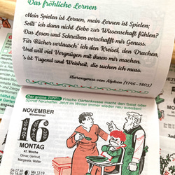 【ドイツ 日めくりカレンダー2026】30枚 /お試し、少量欲しい方へ/ ペチュケおじさんのガーデニング 10枚目の画像