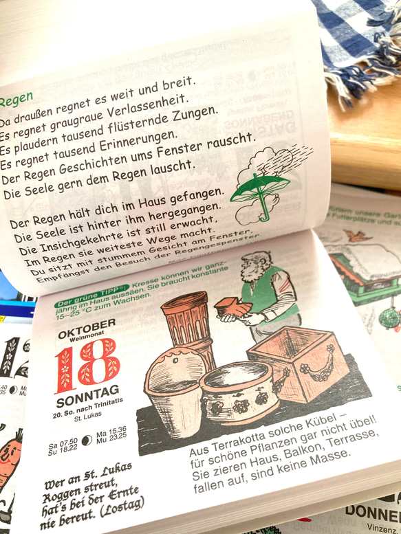 【ドイツ 日めくりカレンダー2026】30枚 /お試し、少量欲しい方へ/ ペチュケおじさんのガーデニング 5枚目の画像