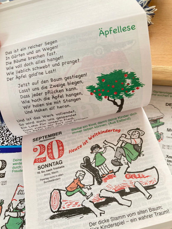 【ドイツ 日めくりカレンダー2026】30枚 /お試し、少量欲しい方へ/ ペチュケおじさんのガーデニング 3枚目の画像