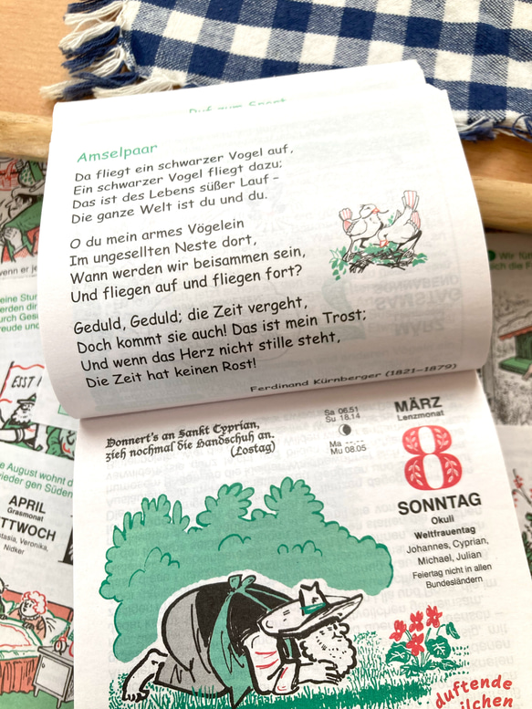 【ドイツ 日めくりカレンダー2026】30枚 /お試し、少量欲しい方へ/ ペチュケおじさんのガーデニング 11枚目の画像