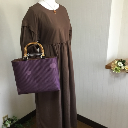 花ぷらら・春のお出かけ・シンプルで使いやすい・洋服でも着物でも