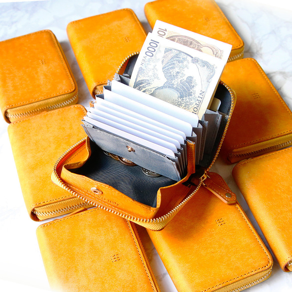 SATTO Proコンパクト財布　ナポリ SATTO Pro】最上位モデル お札は折らず・膨れない新構造を実現した