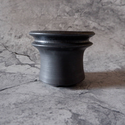 4.5号墨黒鉢310　塊根植物　多肉植物　アガベ　盆栽　植木鉢　作家鉢　鉢皿　沖縄 3枚目の画像