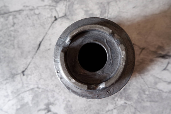 4.5号墨黒鉢310　塊根植物　多肉植物　アガベ　盆栽　植木鉢　作家鉢　鉢皿　沖縄 7枚目の画像